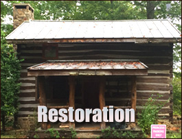 Historic Log Cabin Restoration  Nelson County, Kentucky